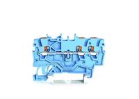 WAGO 2200-1304 Doorgangsklem 3.50 mm Push-In-klem Blauw 100 stuk(s) - thumbnail