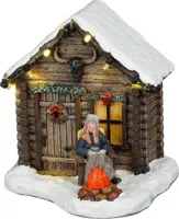 Break at the cabin battery operated l11xb11,5xh11,5 cm Luville - Luville - thumbnail