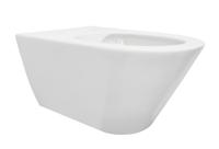 Wiesbaden Wandcloset Stereo Rimless Zonder Zitting Glans Wit - thumbnail