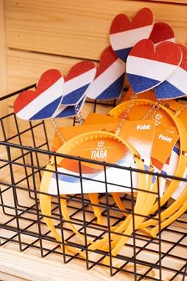 Oranje Diadeem Hartjes Nederland