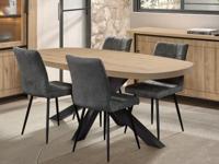 Ovale eettafel URGOT 210 cm castle eik - thumbnail