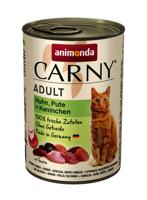 ANIMONDA Carny Adult Chicken, turkey, rabbit - nat kattenvoer - 400g - thumbnail