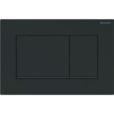 Bedieningsplaat Geberit Sigma 20-Square Toets Spoeling Easy-To-Clean Mat Zwart