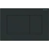 Bedieningsplaat Geberit Sigma 20-Square Toets Spoeling Easy-To-Clean Mat Zwart - thumbnail