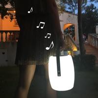 Bluetooth speaker met LED-lamp Lumisky LUCY PLAY 5 V 300 Lm - thumbnail