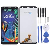 LCD-scherm en digitizer volledige montage voor LG K12/K12 +/K40 (zwart) - thumbnail