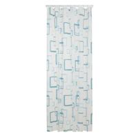 Douchegordijn Sealskin PEVA Retro 180x200 Blauw - thumbnail