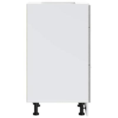 Onderkast Lyon 40x46x81,5 cm bewerkt hout betongrijs