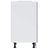 Onderkast Lyon 40x46x81,5 cm bewerkt hout betongrijs - thumbnail