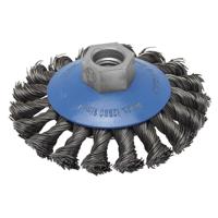 Bosch Accessoires Kegelborstel voor haakse en rechte slijpmachines - gevlochten draad, 100 mm - 2609256511 - thumbnail