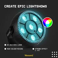 Fuzzix PLP10 Battery party par 6x 2W RGB - thumbnail