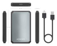 Externe Doos Aisens ASE-2529B 2,5" - thumbnail