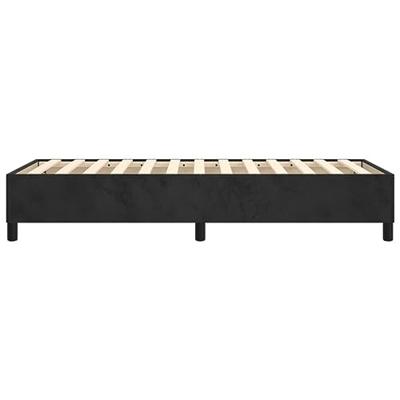 Bedframe zonder matras 100x200 cm fluweel zwart
