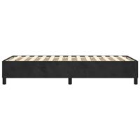 Bedframe zonder matras 100x200 cm fluweel zwart - thumbnail
