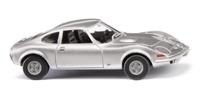 Wiking 0804 10 H0 Auto Opel GT, zilver-metallic - thumbnail