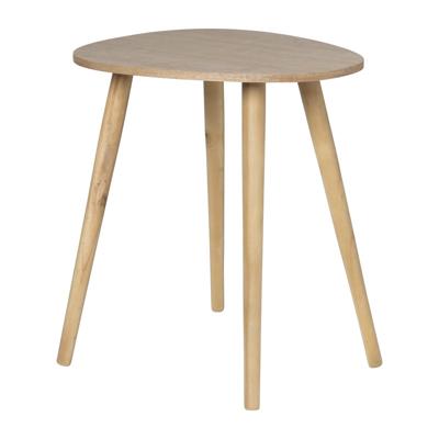 Bijzettafel lund ovaal klein - naturel - 50x38x45 cm