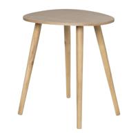 Bijzettafel lund ovaal klein - naturel - 50x38x45 cm - thumbnail