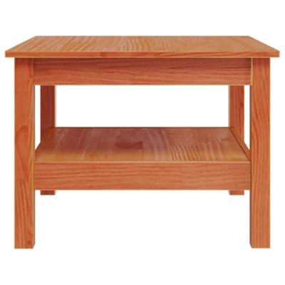 Salontafel 55x55x40 cm massief grenenhout wasbruin Salontafel 55x55x40 cm massief grenenhout wasbruin