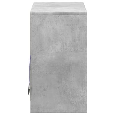 Dressoir met LED 72x34x61 cm bewerkt hout betongrijs Dressoir met LED 72x34x61 cm bewerkt hout betongrijs