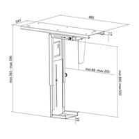 LogiLink EO0004 EO0004 PC-houder Onder tafel Zwart Belastbaar tot: 10 kg - thumbnail