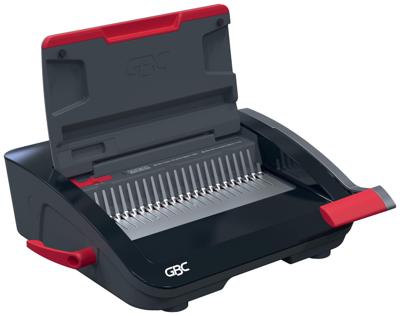 GBC CombBind CB20 Kambindmachine 240 vel Zwart, Rood