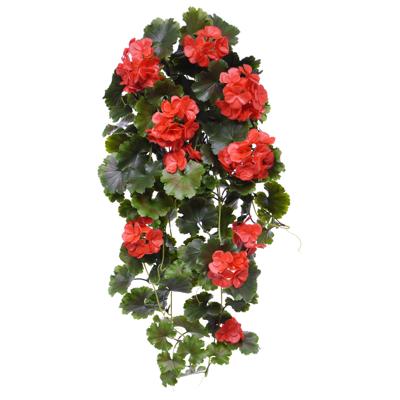 Kunst Hanggeranium 65cm UV Rood