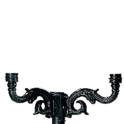 KS Verlichting NostalgischOrnament 2-lichts - antraciet - 5809