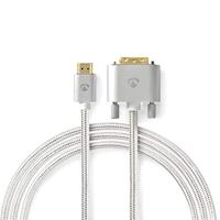 Nedis HDMI Kabel | HDMI naar DVI-D 24+1-Pins Male | 2 m | 1 stuks - CCTB34800AL20 CCTB34800AL20 - thumbnail