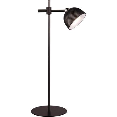 LED Bureaulamp Zwart - 3W Warm Wit 3000K - Oplaadbaar & Verstelbaar