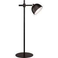 LED Bureaulamp Zwart - 3W Warm Wit 3000K - Oplaadbaar & Verstelbaar - thumbnail