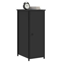 Nachtkastjes 2 st 32x42x80 cm bewerkt hout zwart - thumbnail