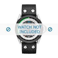 Horlogeband Diesel DZ1717 Leder Zwart 24mm - thumbnail