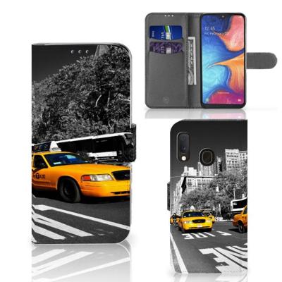 Samsung Galaxy A20e | Flip Cover | New York Taxi