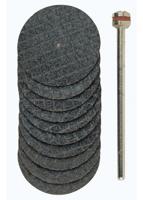 Proxxon Micromot 28 808 Doorslijpschijf recht 22 mm 10 stuk(s) RVS, Staal, Non-ferrometaal, Kunststof, Hout - thumbnail