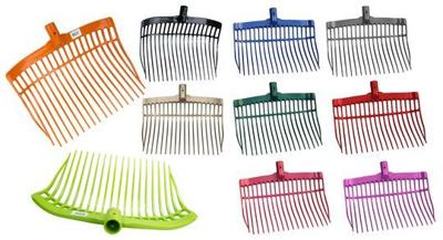 Mestvork kunststof donkergrijs zonder steel