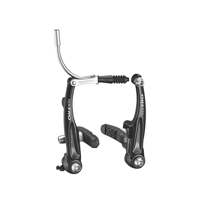 Tektro remset v-brake m837al met remblokken 836.12 zwart