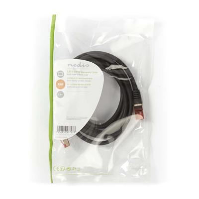 CAT6 S/FTP-Netwerkkabel | RJ45 Male - RJ45 Male | 2,0 m | Zwart