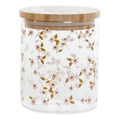 Tin DKD Home Decor Bamboe Borosilicaatglas Shabby Chic 700 ml 10 x 10 x 12,5 cm (4 Stuks) Tin DKD Home Decor Bamboe Borosilicaatglas Shabby Chic 700 ml 10 x 10 x 12,5 cm (4 Stuks)