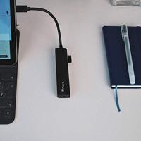 USB-HUB 4 Poorten NGS WONDERHUB4 Zwart 5 Gbps - thumbnail