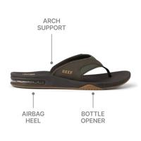 Reef Slippers Fanning RF002026BGM Bruin-45 maat 45 - thumbnail