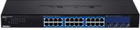 TRENDnet, TEG-30284, 24-poorts Web Smart Switch, met 24 x Gigabit poorten en 4 x 10G OptiPlex + slots, - thumbnail