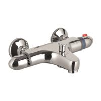 Thermostatische Badkraan Schutte Supra Chroom - thumbnail