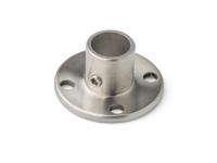 Voetplaat rond rvs voor buis 28mm 1B - thumbnail