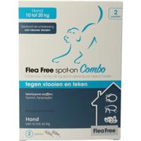 Flea Free Ectoline duo hond 10-20kg pipet (2 st) - thumbnail