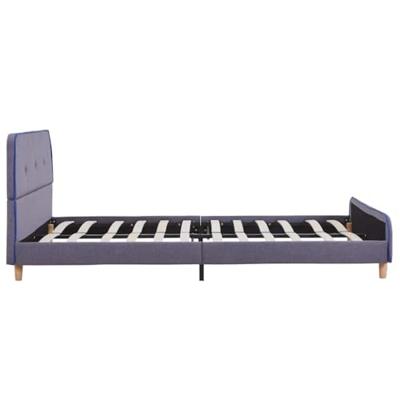 Bedframe zonder matras 135x190 cm lichtgrijs
