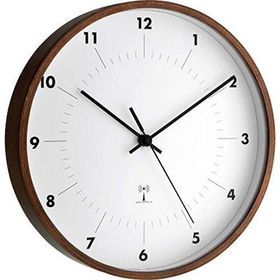 TFA Dostmann 98.1097 Wandklok Zendergestuurd 25.5 cm x 5 cm Hout