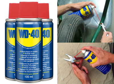 3x WD-40 Classic Multispray 100 ml