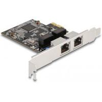 Delock 88615 PCI Express x1-kaart naar 2 x RJ45 Gigabit LAN RTL8111 - thumbnail
