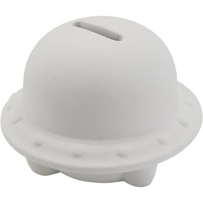 Creativ Company Dierenspaarpot, ufo, afm 9x9x8 cm, 6 stuk/ 1 doos