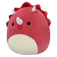 Squishmallows knuffel pluche - tristan rode triceratops, 50cm - thumbnail